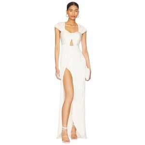 Tularosa Renada Gown in Ecru White, size: M
